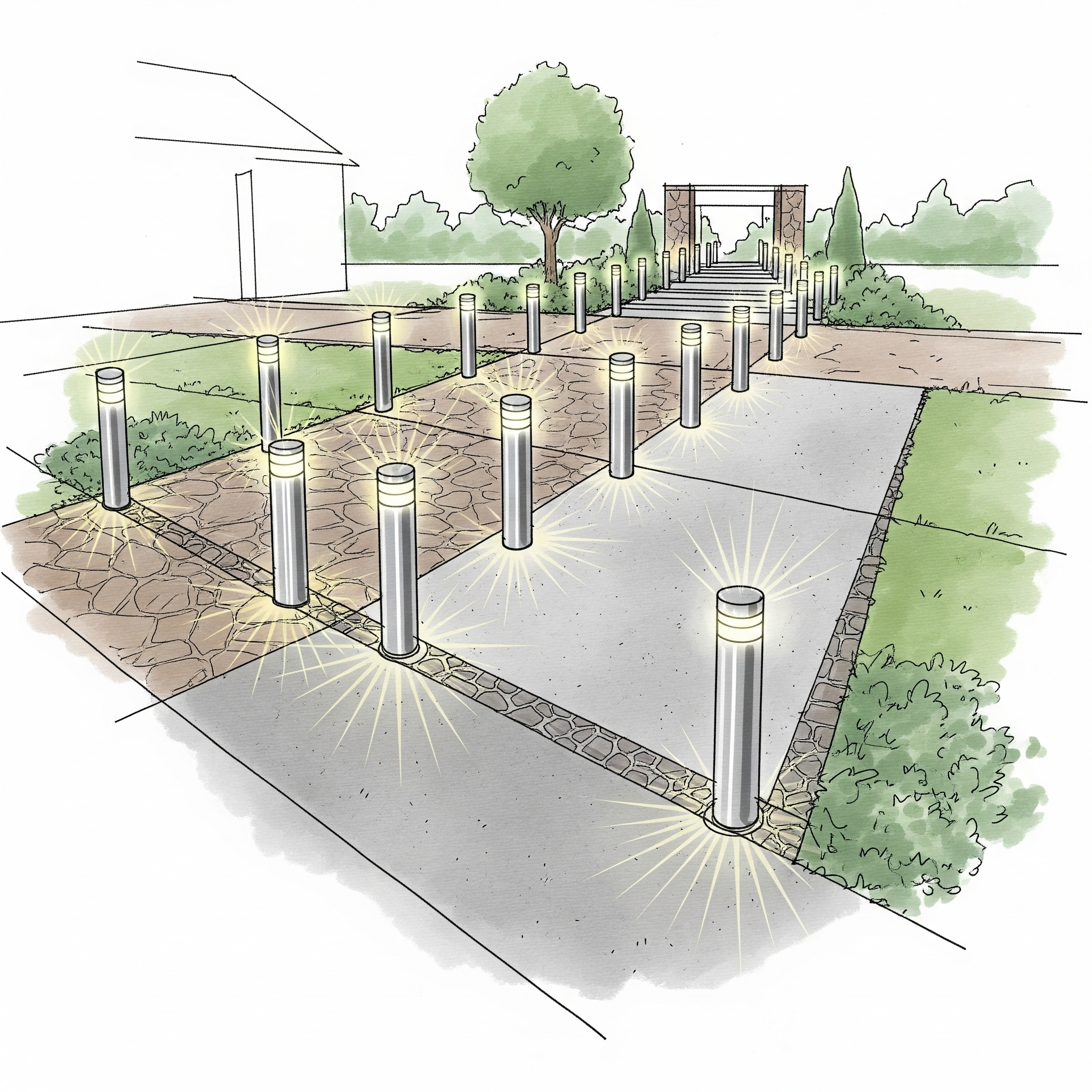 Outdoor lighting installation and design Kenya